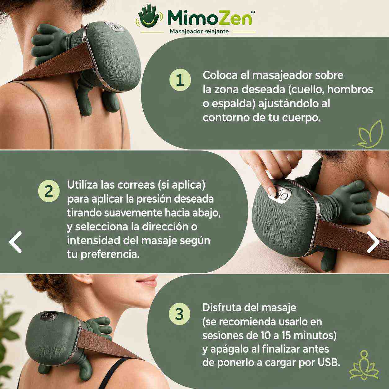 MimoZen - Masajeador 4D Manitas