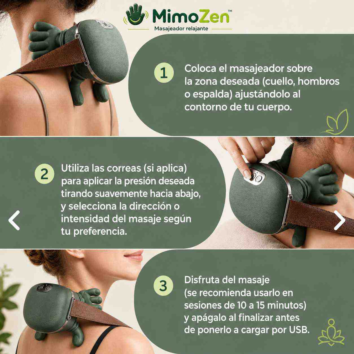 MimoZen - Masajeador 4D Manitas
